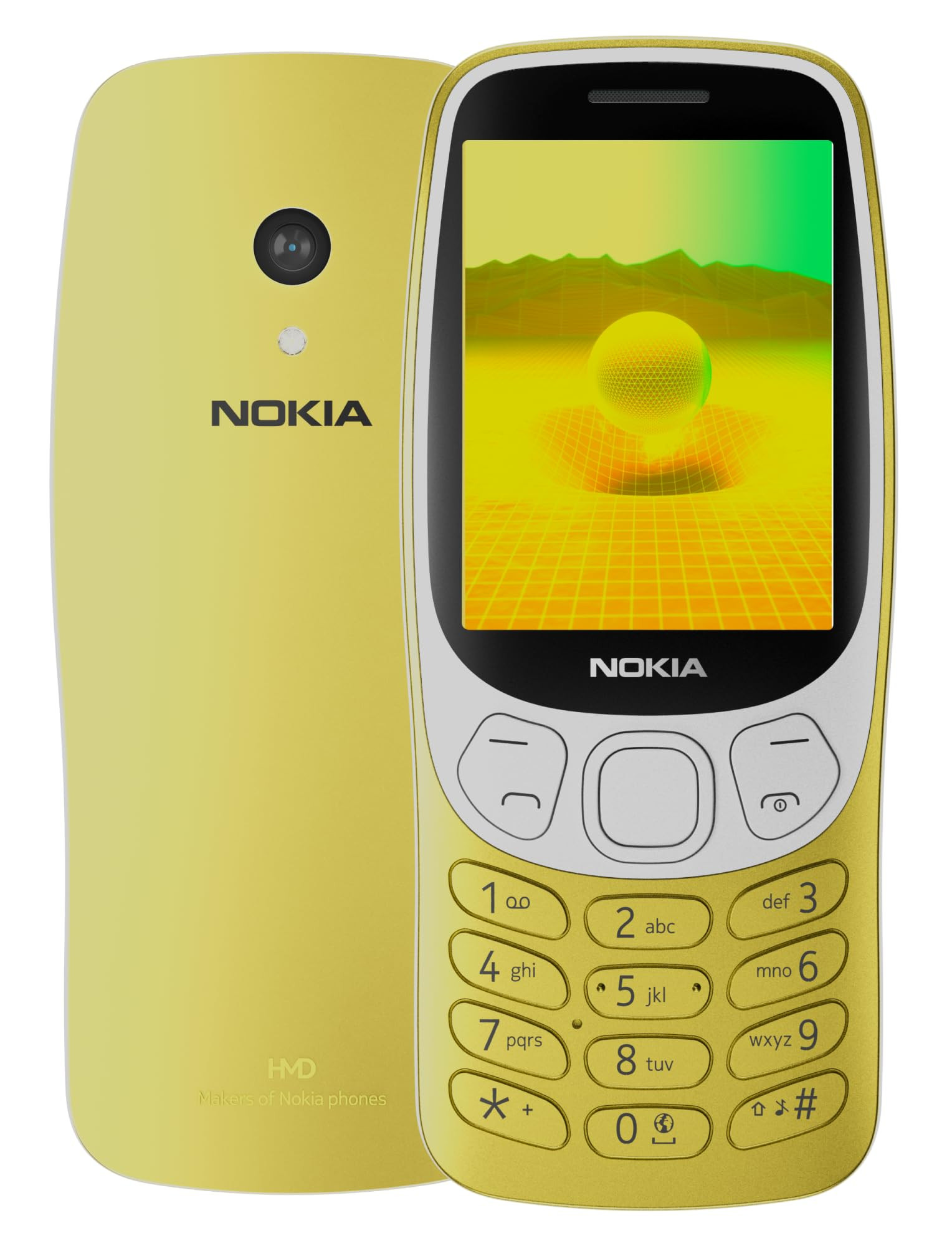 Nokia 3210 4G  All-New Classic Keypad Phone with Dual SIM YouTube Scan  Pay UPI Rear Camera Wireless FM Radio MP3 Player Bluetooth  USB Type C  Y2K Gold