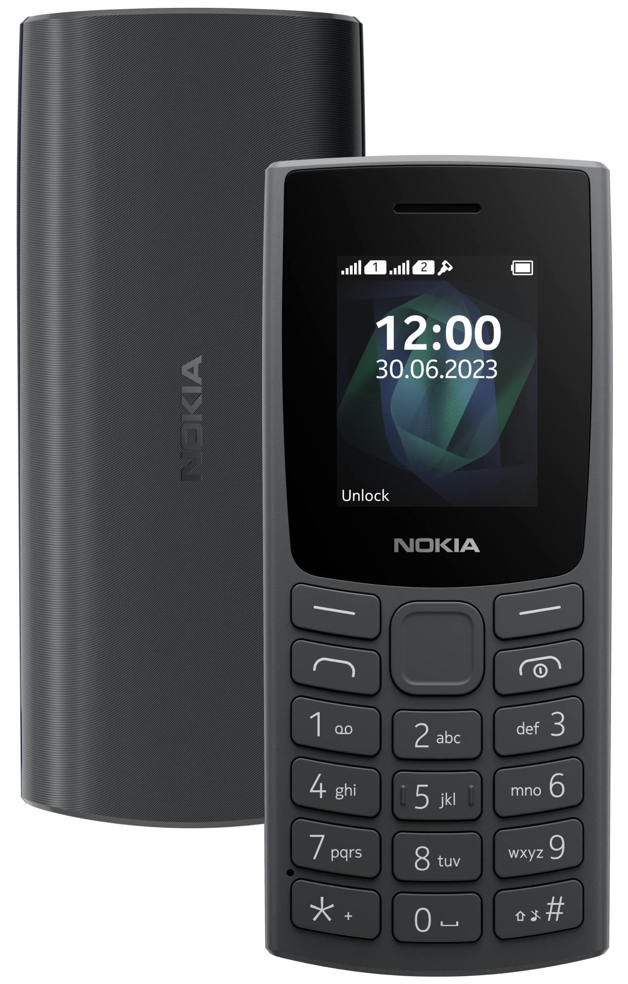 Nokia All-new 105 Dual Sim 4 MB RAM 32 GB Storage Charcoal
