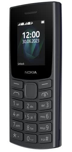Nokia All-New 105 Dual Sim Keypad Phone with Built-in UPI Payments Long-Lasting Battery Wireless FM Radio  Charcoal