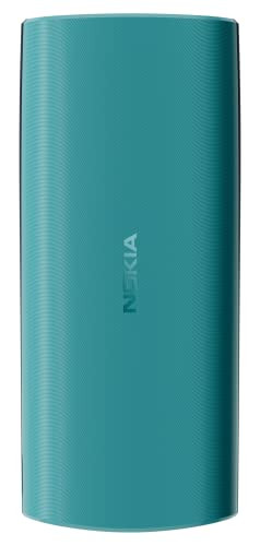 Nokia All-New 105 Dual Sim Keypad Phone with Built-in UPI Payments Long-Lasting Battery Wireless FM Radio  Cyan