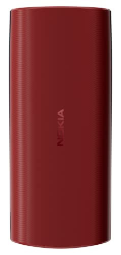 Nokia All-New 105 Dual Sim Keypad Phone with Built-in UPI Payments Long-Lasting Battery Wireless FM Radio  RED