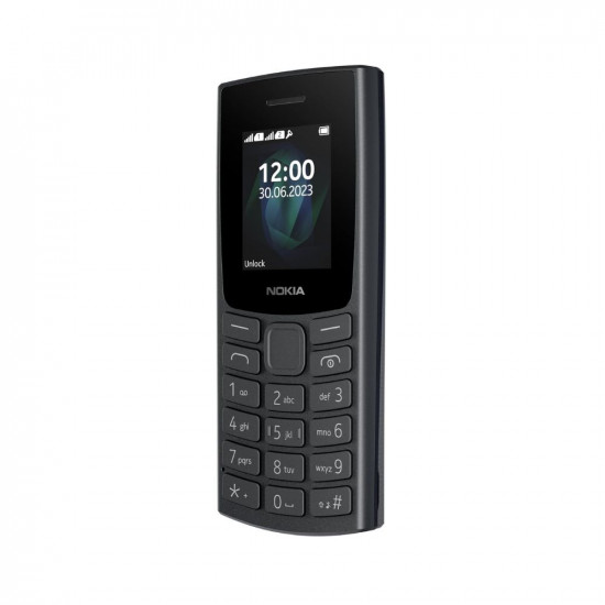 Nokia All-New 105 Single Sim Keypad Phone with Built-in UPI Payments, Long-Lasting Battery, Wireless FM Radio | Charcoal