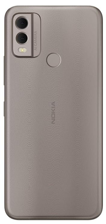 Nokia C22 | 3-Day Battery Life | 4GB RAM (2GB RAM + 2GB Virtual RAM) | 13 MP Dual Rear AI Camera with Night & Portrait Mode | IP52 | Sand
