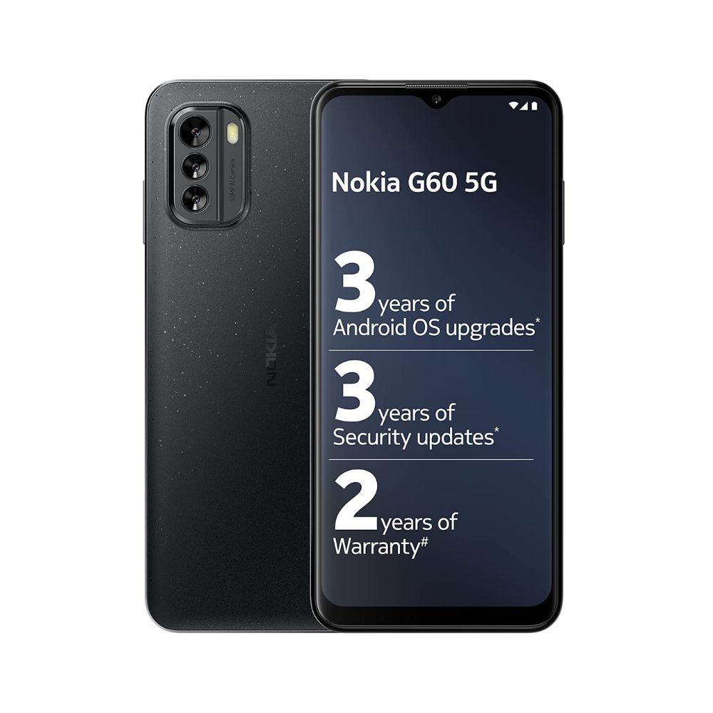 Nokia G60 5G with 6.58 , 120Hz Refresh Rate Display Black