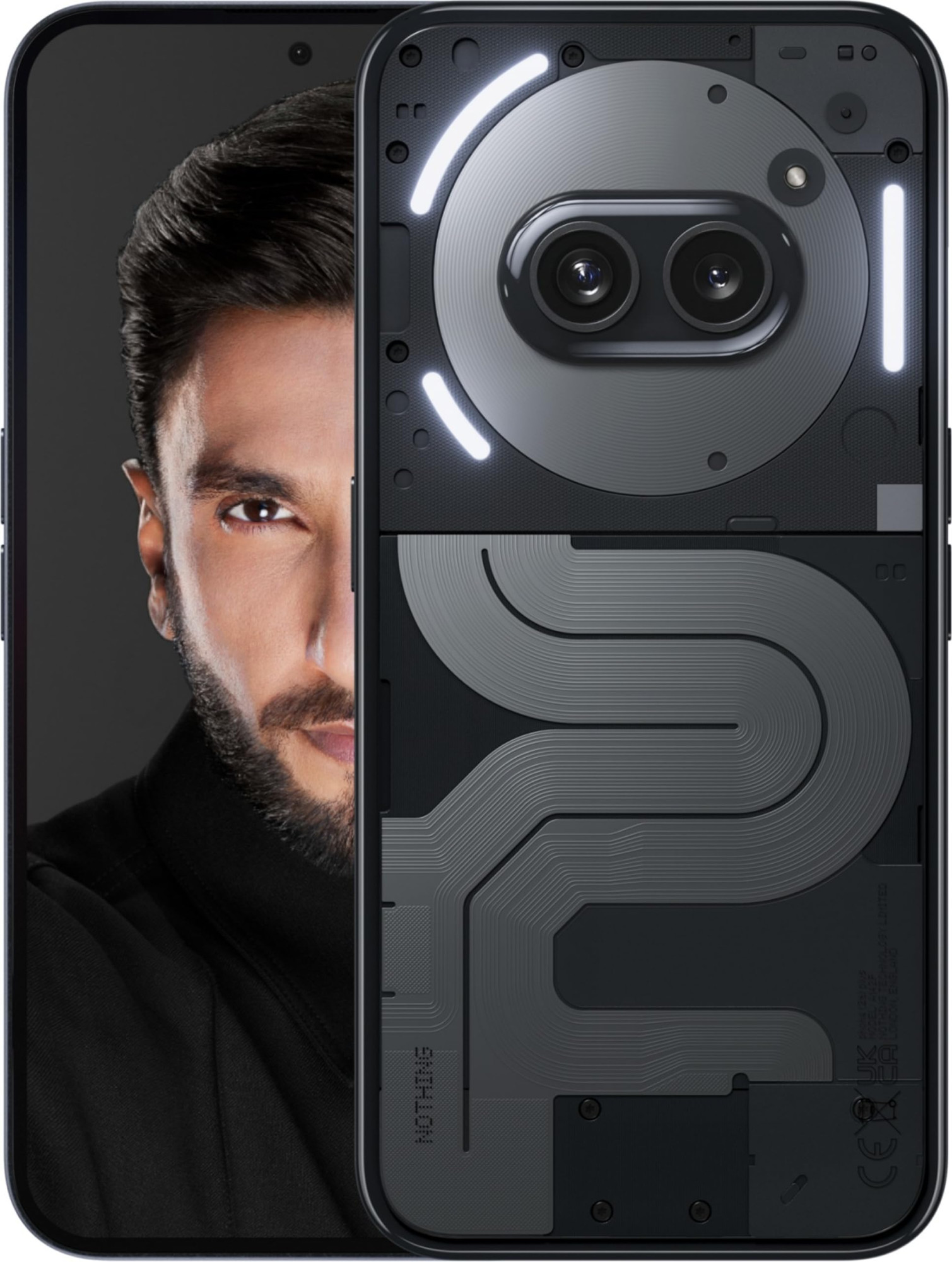 Nothing Phone 2a Plus Black 8GB RAM 256GB Storage  Up to 16GB RAM  Dimensity 7350 Pro 5G Processor  50MP  50MP  50MP Front Camera  67 AMOLED Display  56 Minutes Charge of 100
