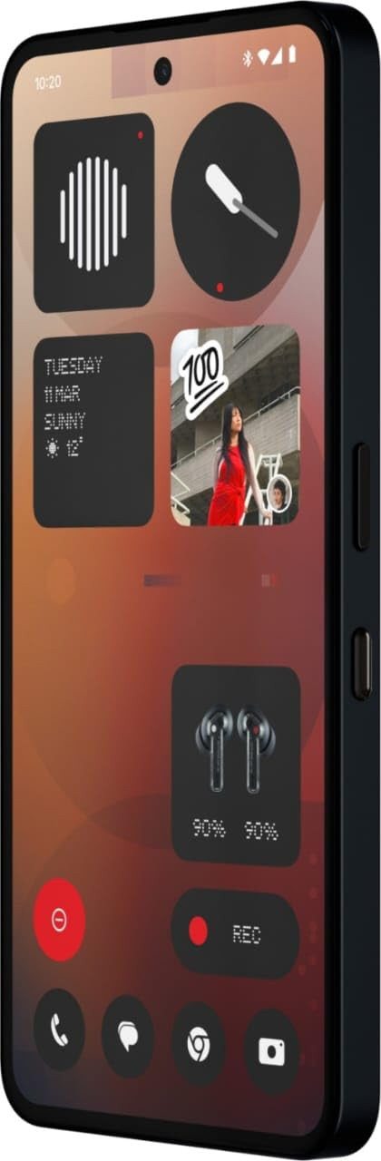 Nothing Phone 3A 5G Black 8GB RAM 128GB Storage  Snapdragon 7s Gen 3  50MP50MP8MP Cameras  32MP Front  677 120Hz AMOLED  5000mAh Battery  50W Fast Charging  Up to 16GB RAM Expansion