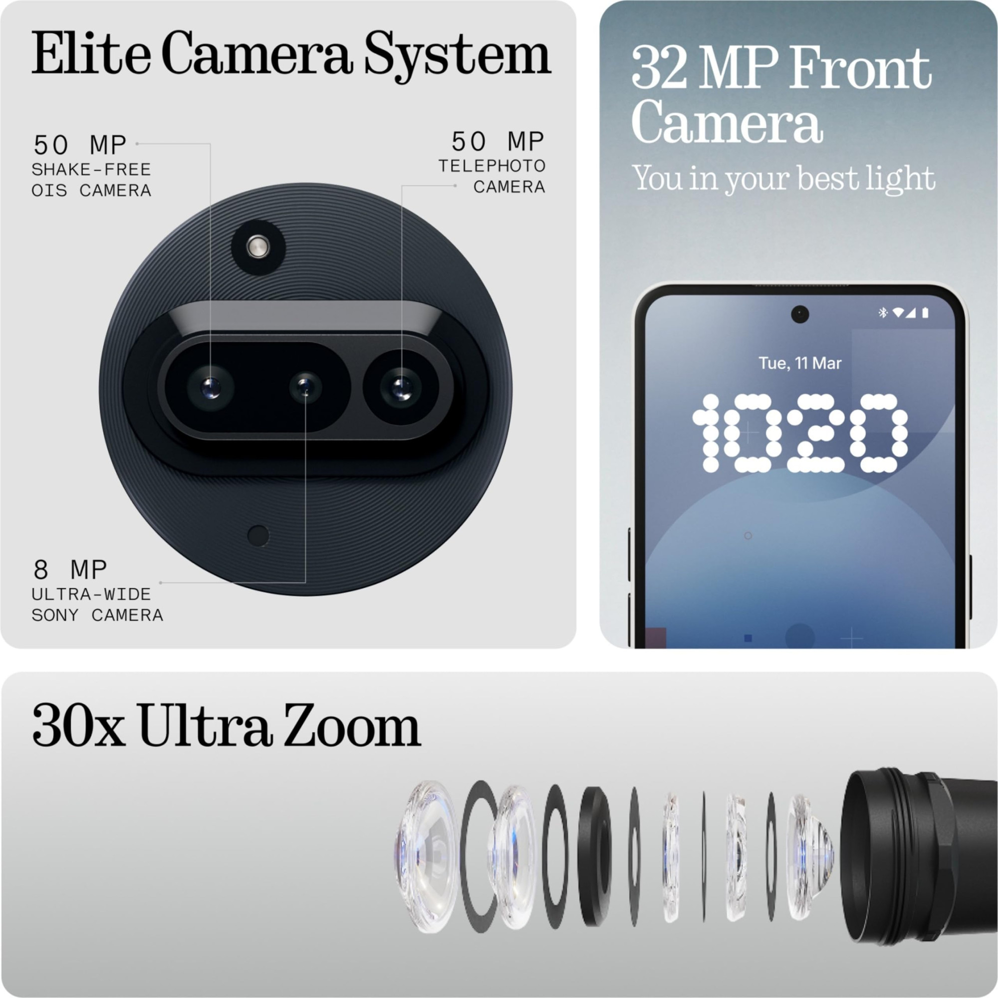 Nothing Phone 3A 5G Black 8GB RAM 256GB Storage  Snapdragon 7s Gen 3  50MP50MP8MP Cameras  32MP Front  677 120Hz AMOLED  5000mAh Battery  50W Fast Charging  Up to 16GB RAM Expansion