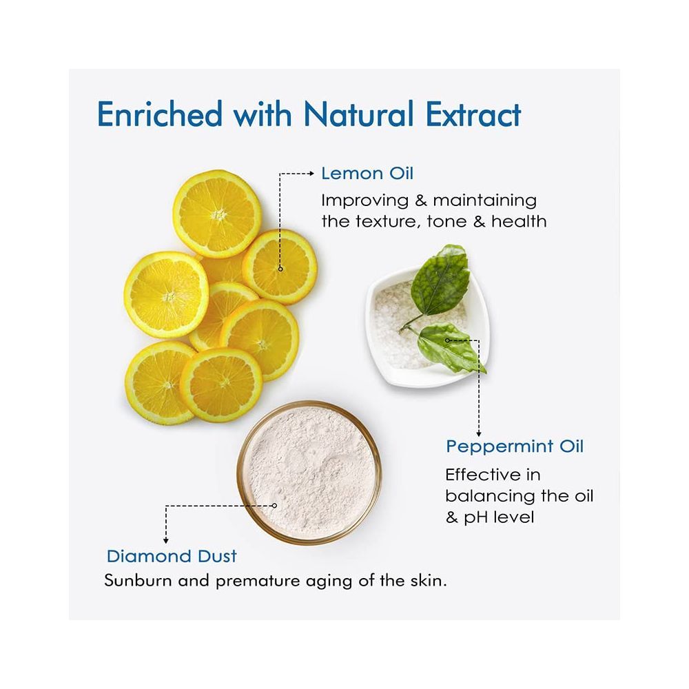 NutriGlow NATURAL'S Advanced Pro Formula Diamond Radiance Facial Kit For Make Skin Acne & Spot Free