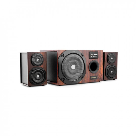 Obage HT-144 100W 2.1 Home Theatre Speaker System with Optical in, Bluetooth 5.0, FM, USB, Aux