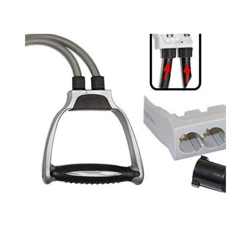 ODDISH; way to fitness Plastic Toning Tube Double Resistance Band Heavy Quality Exercise Band