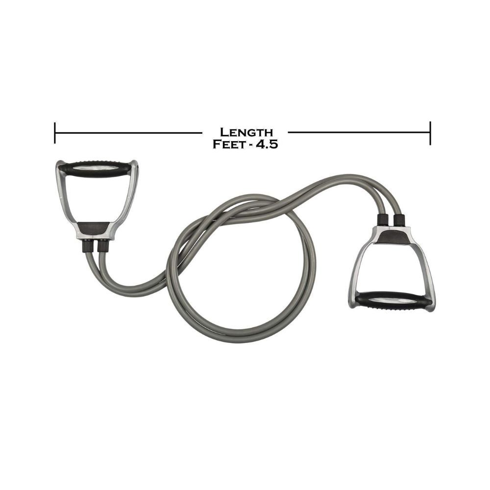 ODDISH; way to fitness Plastic Toning Tube Double Resistance Band Heavy Quality Exercise Band