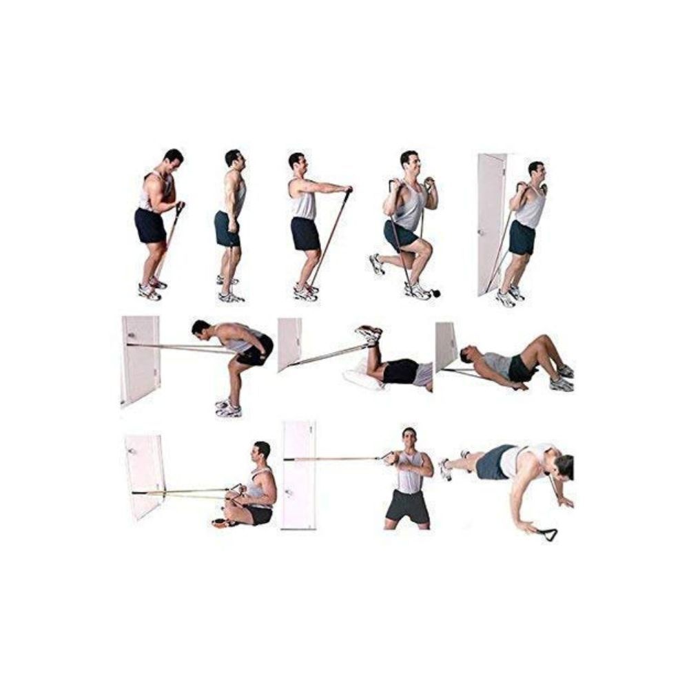 ODDISH; way to fitness Plastic Toning Tube Double Resistance Band Heavy Quality Exercise Band