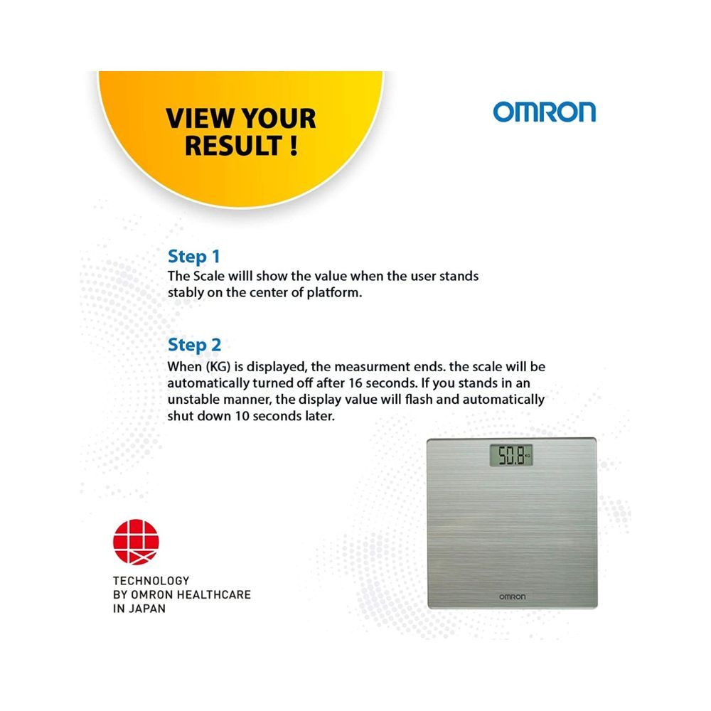 Omron HN 286 Ultra Thin Automatic Personal Digital Weight Scale