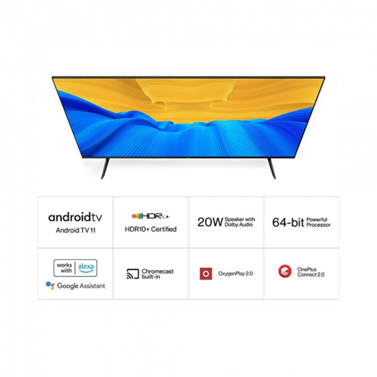 OnePlus 100 cm 40 inches Y Series Full HD Smart Android LED TV 40 Y1S Black