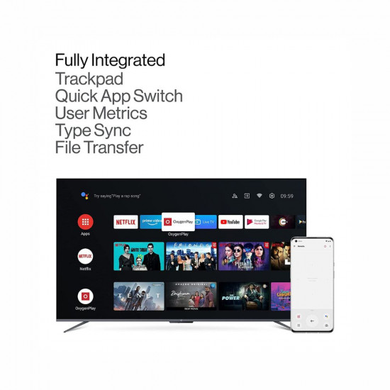 OnePlus 163 8 cm 65 inches U Series 4K LED Smart Android TV 65U1S Black