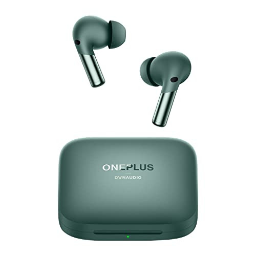 OnePlus Buds Pro 2 Bluetooth TWS in Ear Earbuds Spatial Audio Dynamic Head Trackingco-Created with DynaudioUpto 48dB Adaptive Noise CancellationUpto 40Hrs BatteryGreen