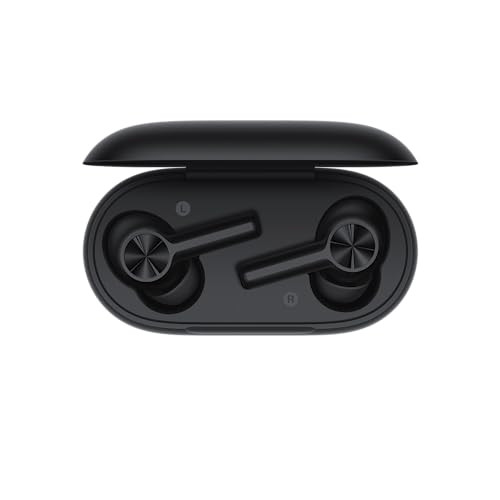 OnePlus Buds Z2 Bluetooth Truly Wireless in Ear Earbuds with mic Active Noise Cancellation 10 Minutes Flash Charge  Upto 38 Hours Battery Matte Black