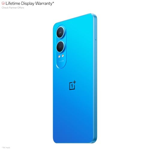 OnePlus Nord CE4 Lite 5G Mega Blue 8GB RAM 256GB Storage  Lifetime Display Warranty  5500 mAh Battery 80W SUPERVOOC and Reverse Charging  50MP Camera with OIS  120Hz AMOLED Display