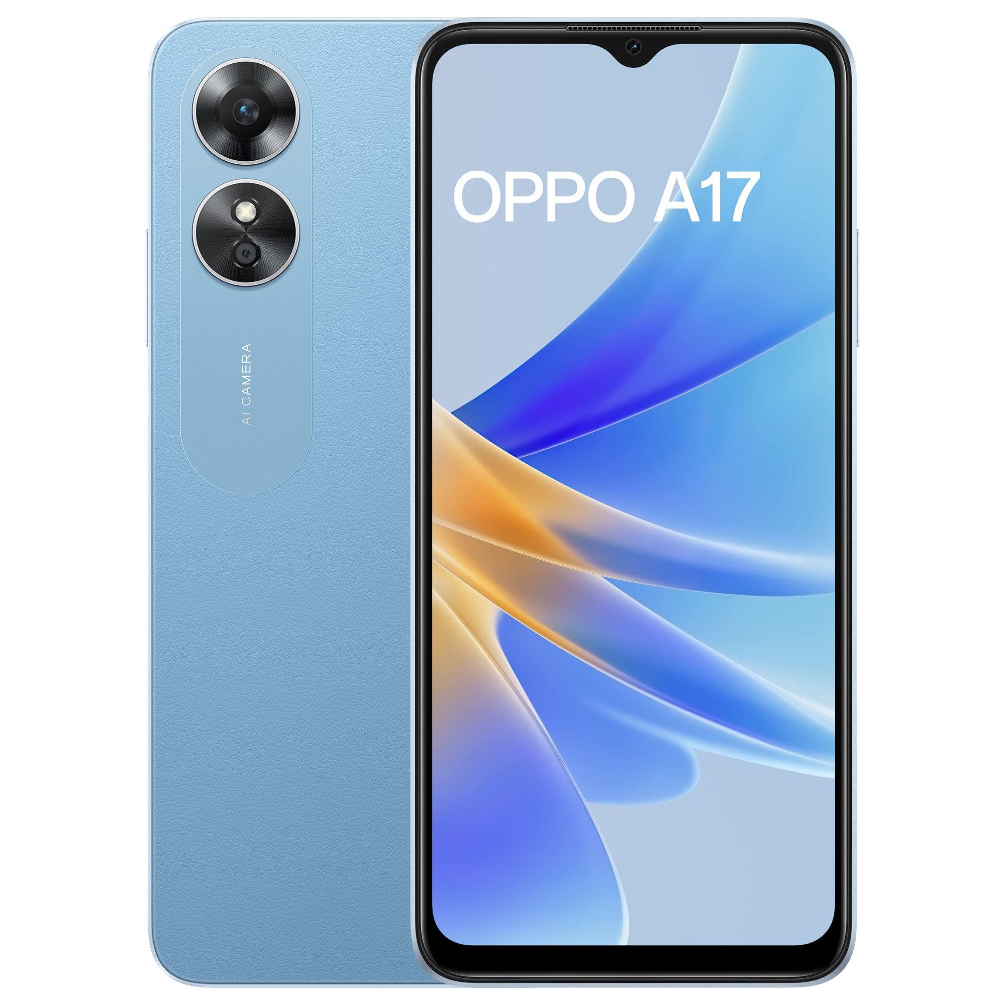 Oppo A17 Lake Blue 4GB RAM 64GB Storage with No Cost EMIAdditional Exchange Offers