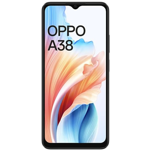 Oppo A38 Glowing Black 4GB RAM 128GB Storage  5000 mAh Battery and 33W SUPERVOOC  656 HD 90Hz Waterdrop Display  50MP Rear AI Camera with No Cost EMIAdditional Exchange Offers