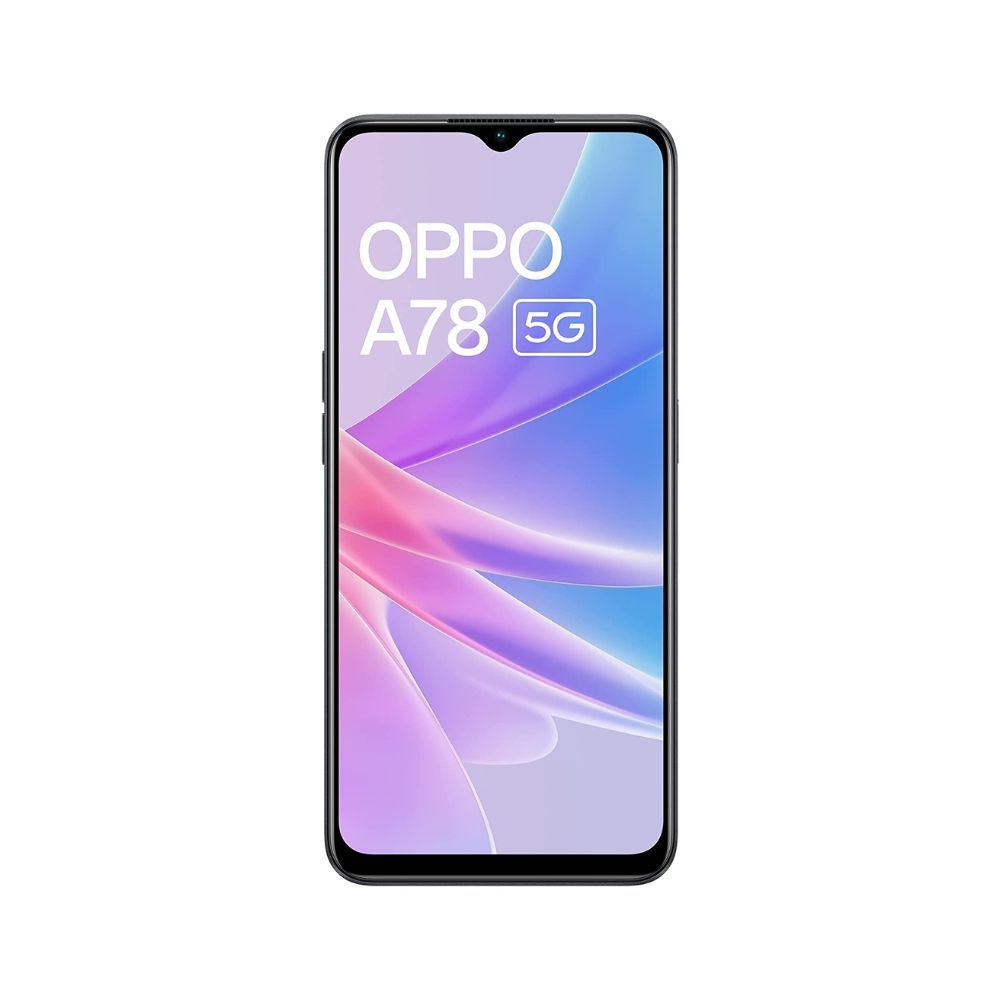 Oppo A78 5G (Glowing Black, 8GB RAM, 128 Storage) | 5000 mAh Battery with 33W SUPERVOOC Charger