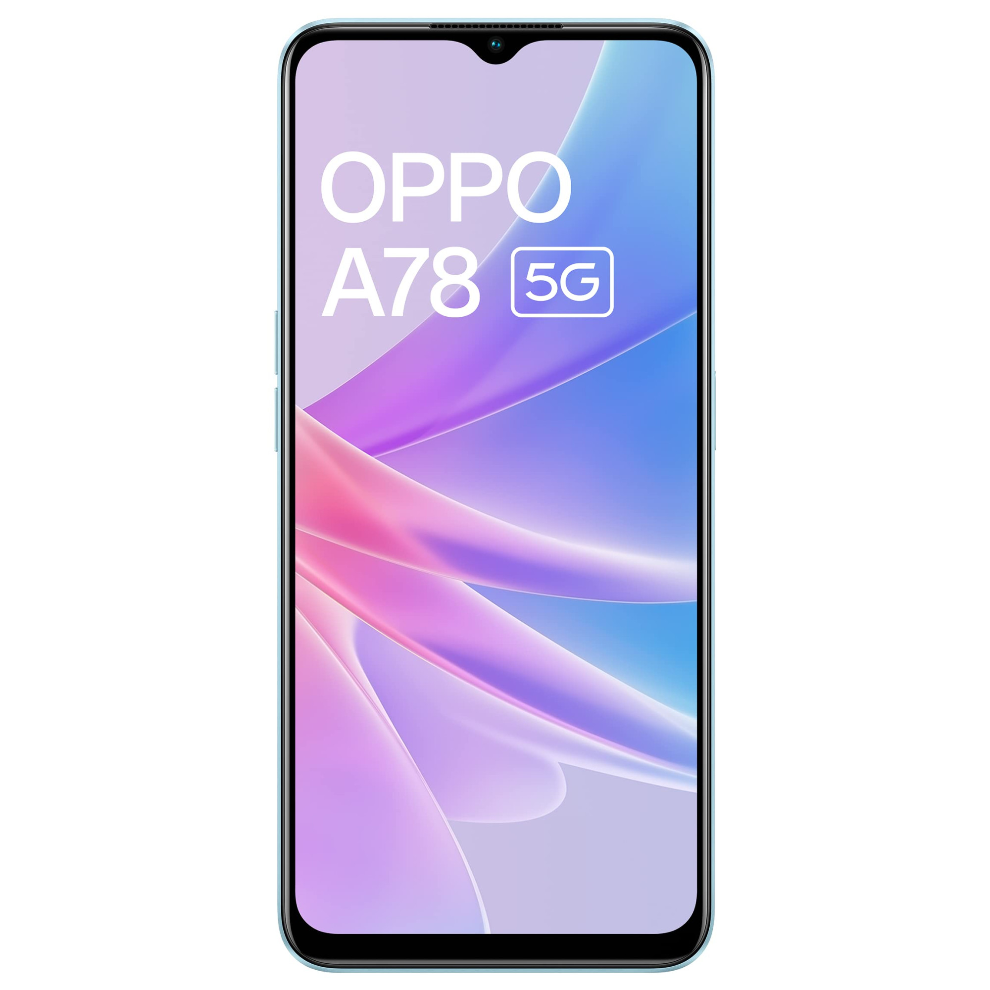 Oppo A78 5G Glowing Blue 8GB RAM 128 Storage  5000 mAh Battery with 33W SUPERVOOC Charger 50MP AI Camera  90Hz Refresh Rate  with No Cost EMIAdditional Exchange Offers