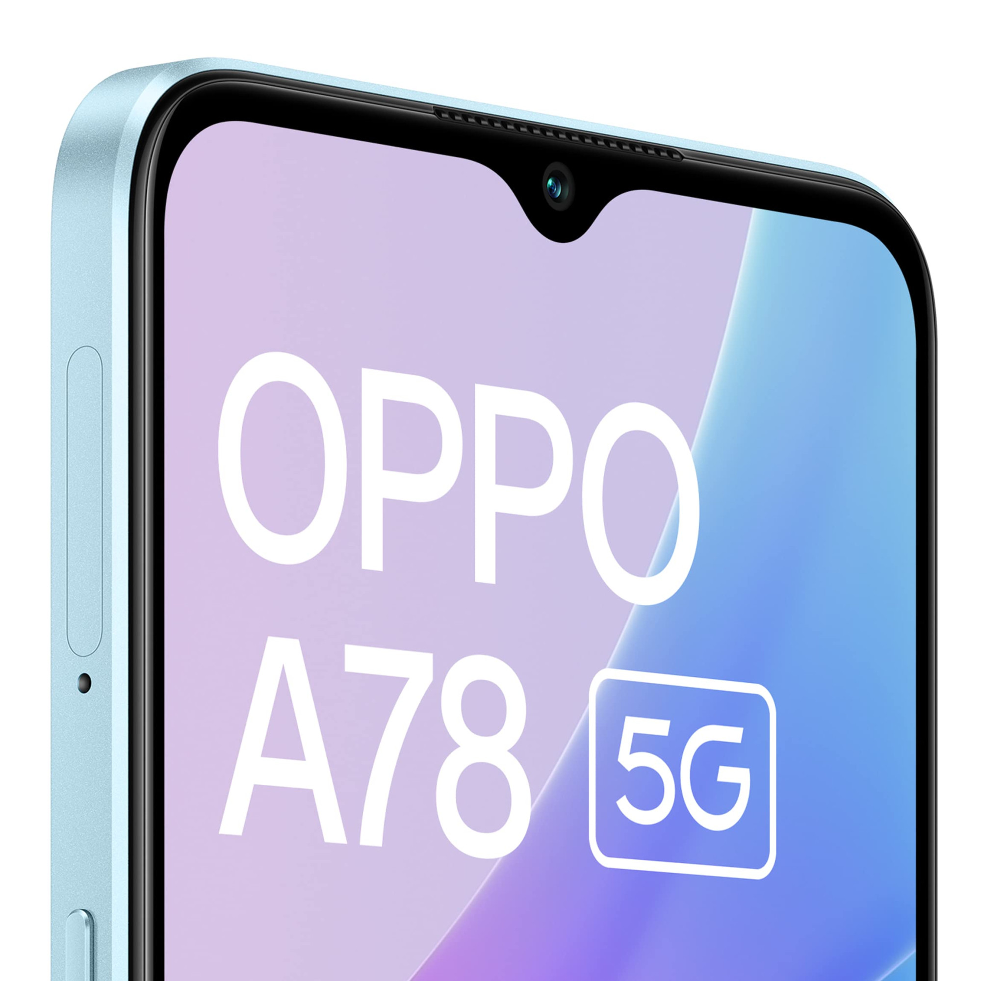 Oppo A78 5G Glowing Blue 8GB RAM 128 Storage  5000 mAh Battery with 33W SUPERVOOC Charger 50MP AI Camera  90Hz Refresh Rate  with No Cost EMIAdditional Exchange Offers