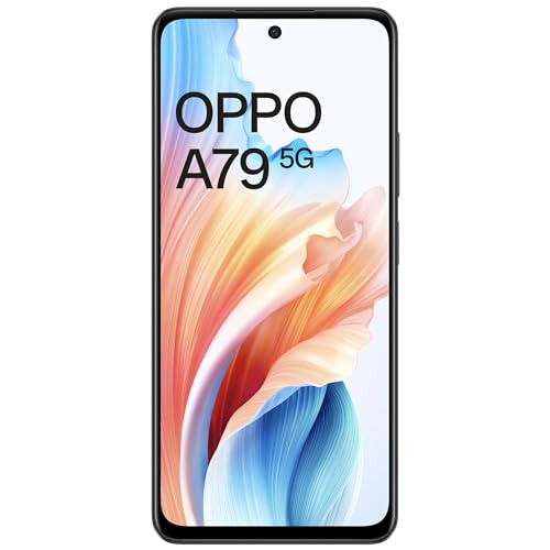 Oppo A79 5G Mystery Black 8GB RAM 128GB Storage  5000 mAh Battery with 33W SUPERVOOC Charger  50MP AI Rear Camera  672 FHD 90Hz Display  with No Cost EMIAdditional Exchange Offers