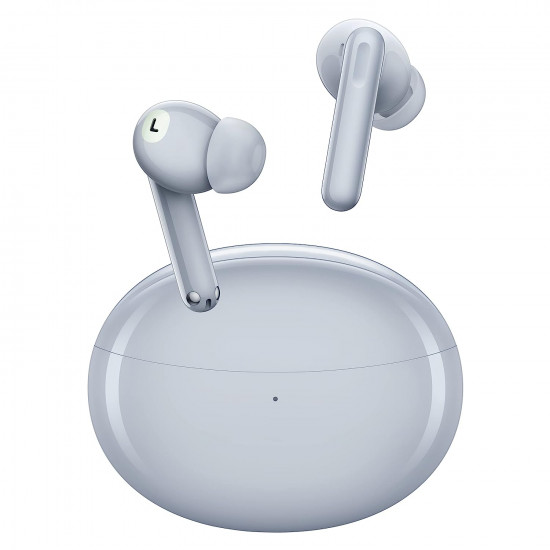 Oppo Enco Air 2 Pro Bluetooth Truly Wireless in Ear Earbuds with Mic, Fast Charging & Up to 28Hrs - Grey