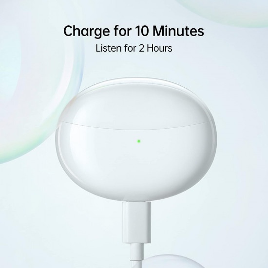 Oppo Enco Air 2 Pro Bluetooth Truly Wireless in Ear Earbuds with Mic, Fast Charging & Up to 28Hrs - Grey