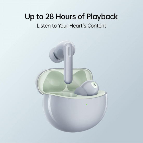 Oppo Enco Air 2 Pro Bluetooth Truly Wireless in Ear Earbuds with Mic, Fast Charging & Up to 28Hrs - Grey