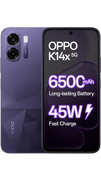 Image of OPPO k14x 5g (Prism Violet) (6gb+128gb)