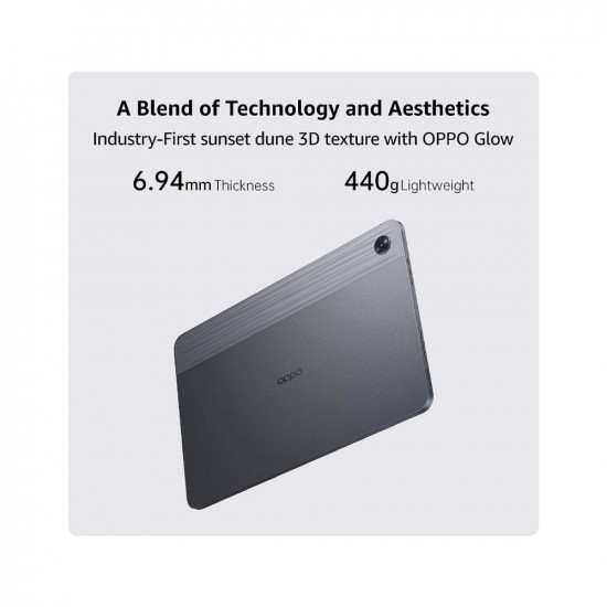 Oppo Pad Air 4 GB RAM 64 GB ROM 10.36 inch with Wi-Fi Only Tablet (Grey)