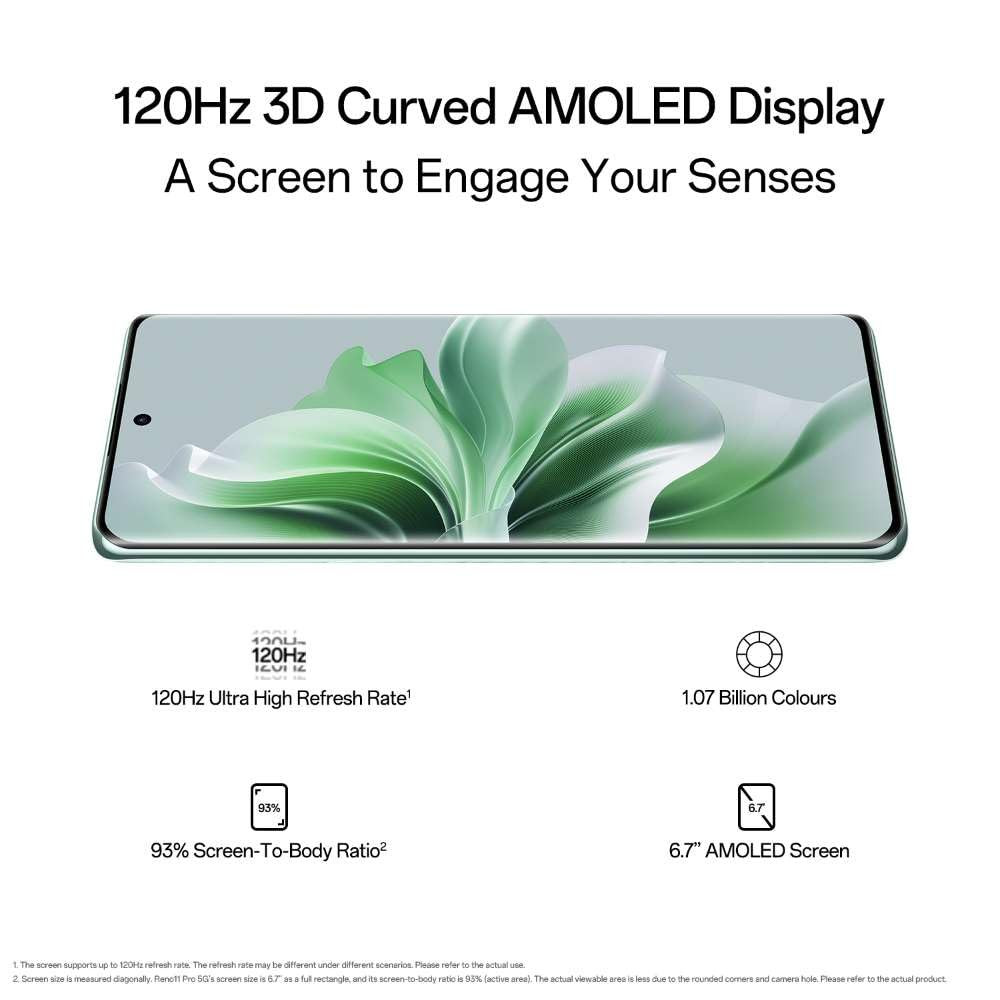 Oppo Reno 11 5G Wave Green128 GB 8 GB RAM