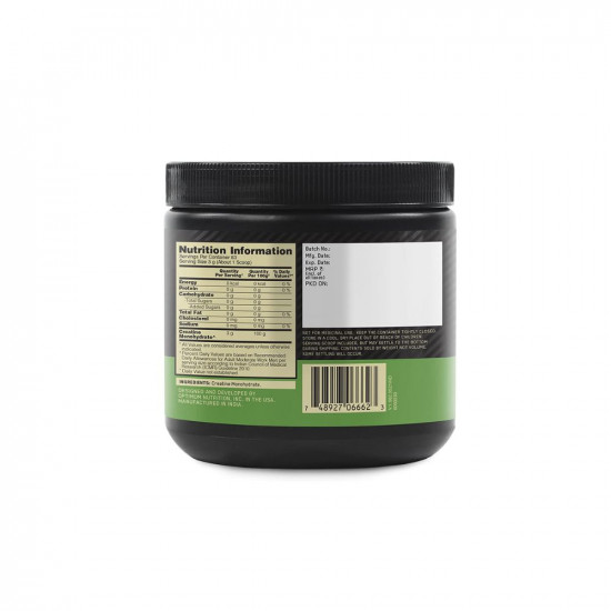 Optimum Nutrition (ON) Micronized Creatine Powder - 250 Gram, 83 Serves, Unflavored, 3g of 100% Creatine Monohydrate per serve, Supports Athletic Performance & Power