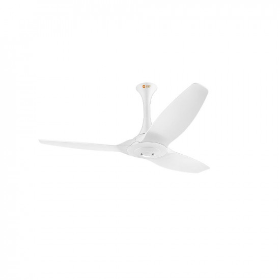 Orient Electric Aeroquiet BLDC with 5 Years Warranty and Energy Saving Ceiling Fan with Remote | 1230 mm Noiseless Premium Ceiling Fan for Home | 5 Star Rated (White)