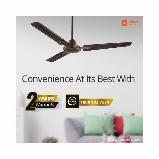 Orient Electric Pacific Air Decor | 1200mm BEE Star Rated Ceiling Fan