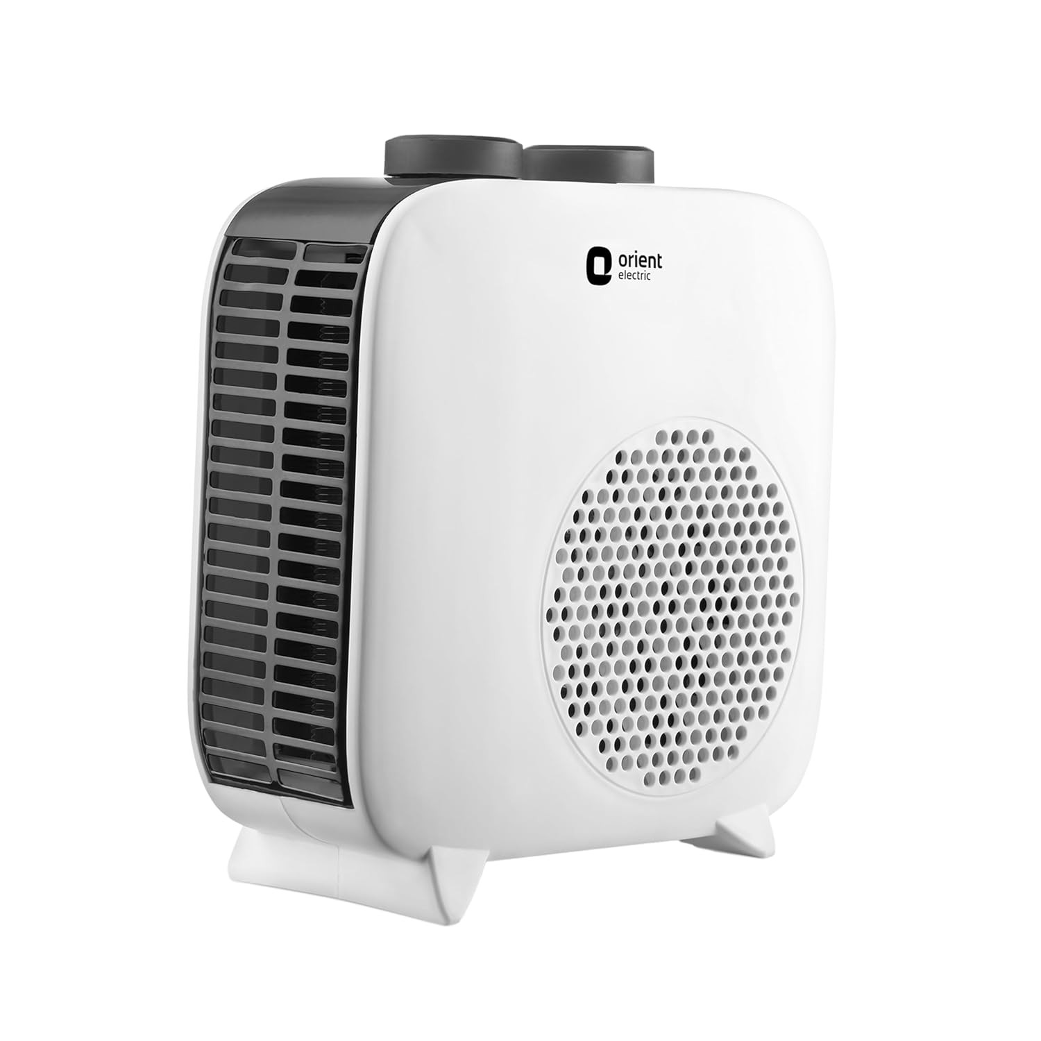 Orient Electric Glint Room Heater for Home  Dual Heating Mode 10002000 Watts  Overheat Protection  Dual Placement  5 Level Safety Protection  Electric Fan Heater for Winter  Pack of 1 - White