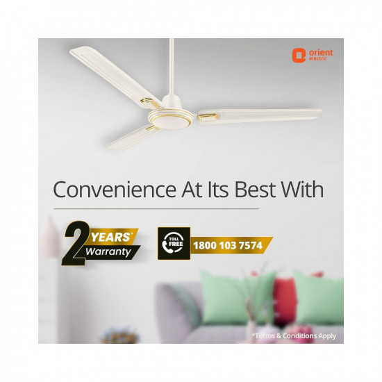 Orient Electric Pacific Air Decor  1200mm BEE Star Rated Ceiling Fan