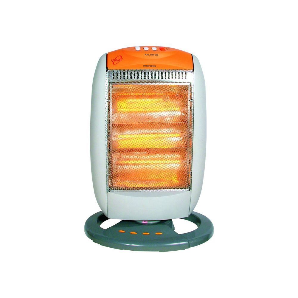Orpat OHH-1200 1200-Watt Halogen Heater (Orange and White)