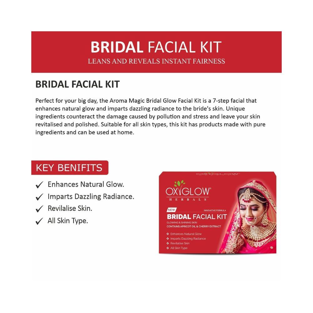 OxyGlow Herbals Diamond Facial Kit 50g & OxyGlow Herbals Bridal Facial Kit 53 Gm (Combo Pack)