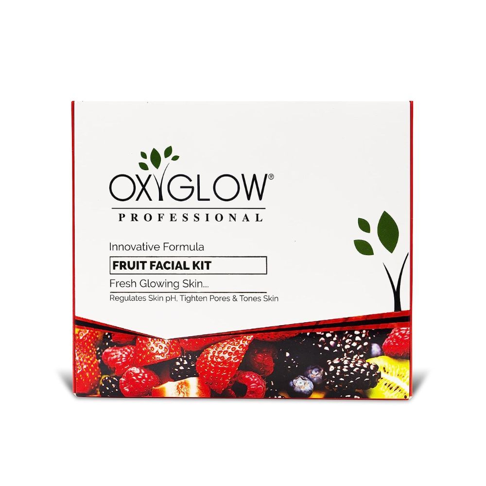 Oxyglow Innovative Formula Fruit Facial Kit Fresh Glow Cream for all type Of Skin