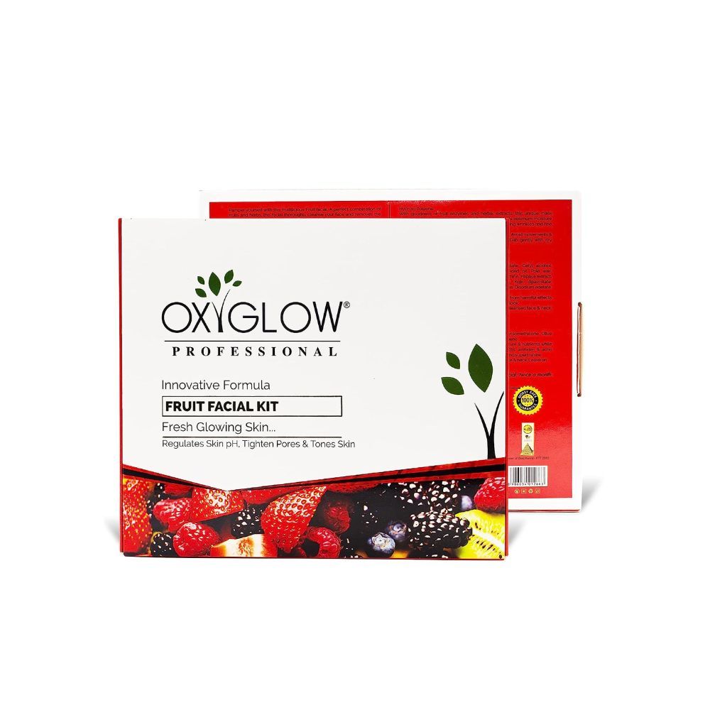 Oxyglow Innovative Formula Fruit Facial Kit Fresh Glow Cream for all type Of Skin