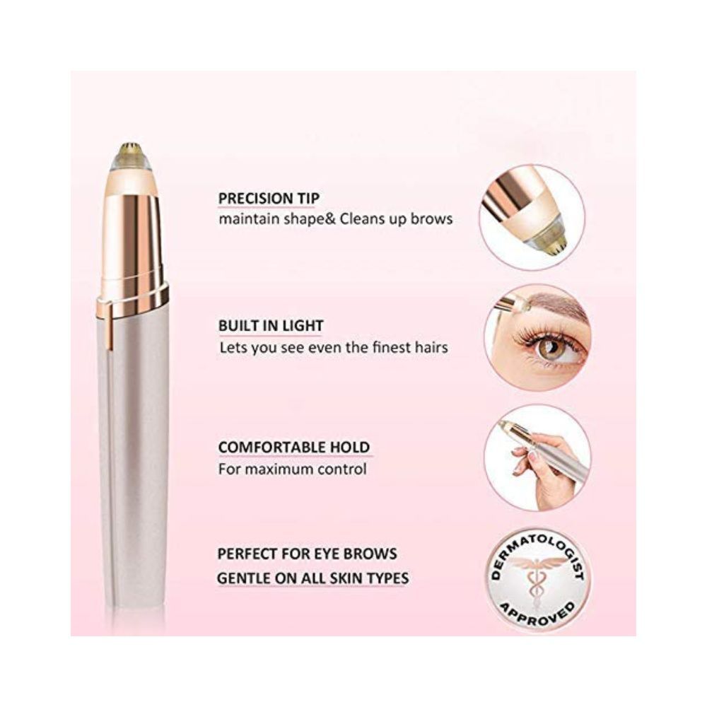 Painless Facial Hair Removal for Women, Electric Eyebrow Remover Trimmer