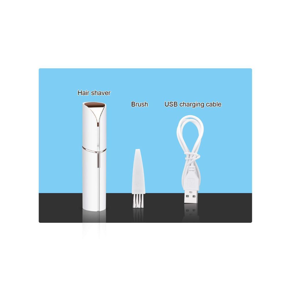 Painless Facial Hair Removal for Women,USB Rechargeable Painless Waterproof Facial Hair Remover