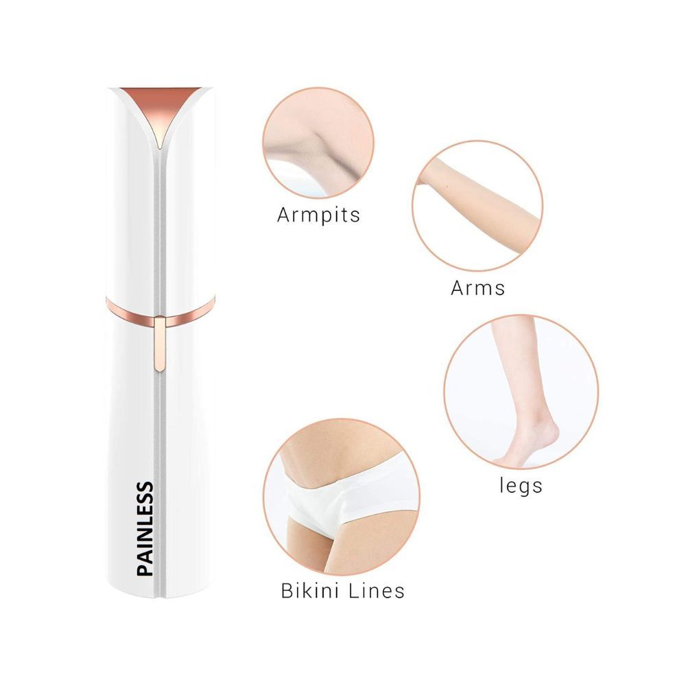 Painless Facial Hair Removal for Women,USB Rechargeable Painless Waterproof Facial Hair Remover