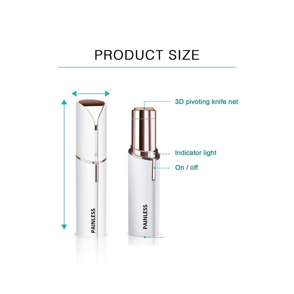 Painless Facial Hair Removal for Women,USB Rechargeable Painless Waterproof Facial Hair Remover