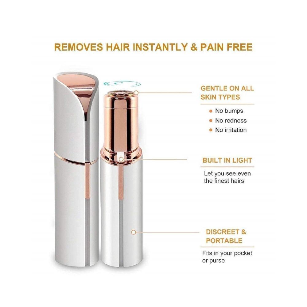 Painless USB Electric Hair Removal Shaver Without Battery for Women (Multi)