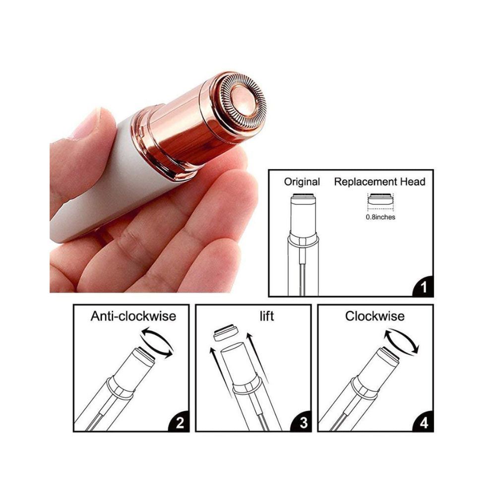 Painless USB Electric Hair Removal Shaver Without Battery for Women (Multi)