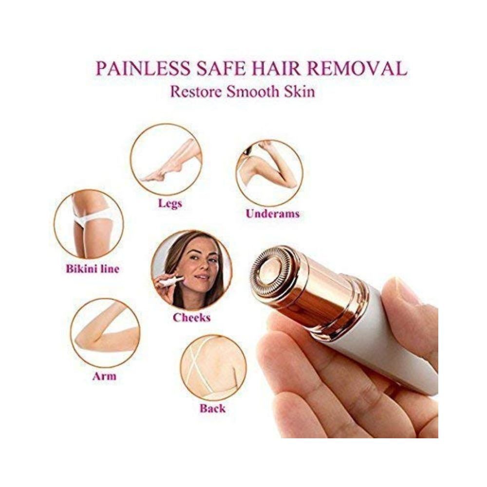 Painless USB Electric Hair Removal Shaver Without Battery for Women (Multi)